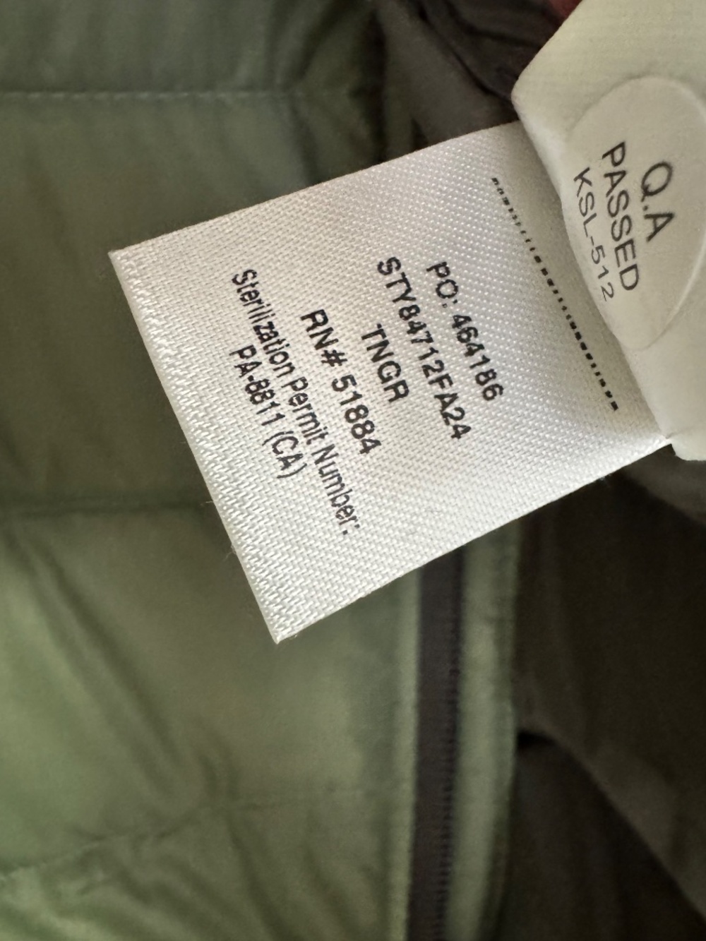 Patagonia Women’s Down Sweater Hoody - Terrain Green - Size Medium - Picture 10 of 10